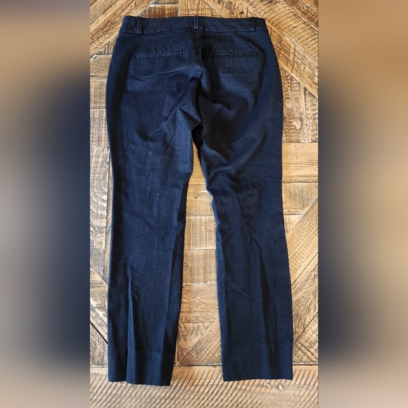 Banana Republic Sloan Crop Curvy Pants Black Size 2 Curvy - Picture 4 of 9